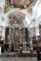 Baroque altar at Ottobeuren Abbey. Ottobeuren, Germany