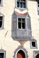 Oriel window on Hohes Schloss zu Füssen. Füssen, Germany.