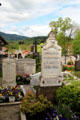 Cemetery of St Aegidius parish church. Gmund am Tegernsee, Germany.