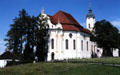 Wieskirche Pilgrimage Church. Steingaden, Germany