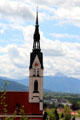 Tower of Assumption of Mary church. Bad Tölz, Germany