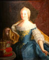 Kaiserin Maria Theresa portrait from Vienna at Danube Schwabian Museum. Ulm, Germany.