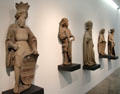 Sculptures of five regional officials by Hans Mulscher from old city hall at Ulmer Museum. Ulm, Germany.