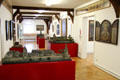 Gallery of local architectural paintings & models at Ulmer Museum. Ulm, Germany.