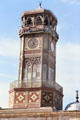 Clock tower of Alabaster Mosque in Cairo. Egypt