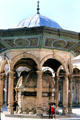 Ablution fountain at Alabaster Mosque in Cairo. Egypt.