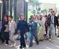 School class visits Alabaster Mosque in Cairo. Egypt.