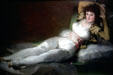 Clothed Maja painting by Francisco de Goya y Lucientes at Prado Museum. Madrid, Spain.