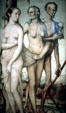 Aging & Death painting by Hans Baldung Grien in Prado Museum. Madrid, Spain.