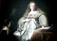 Artemisia , painting by Rembrandt van Rijn in Prado Museum. Madrid, Spain.