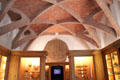 Unique brick ceiling at Museum of America. Madrid, Spain.