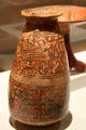 Ceramic vase painted with crocodiles from Panama, Coclé region at Museum of America. Madrid, Spain