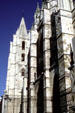 Tower of Cathedral Santa Maria. Leon, Spain.