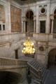 Renaissance staircase of honor at Barcelona City Hall. Barcelona, Spain.