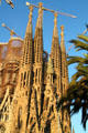 Nativity east end of Sagrada Familia. Barcelona, Spain.