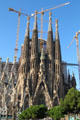 Nativity facade of Sagrada Familia. Barcelona, Spain