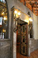 Entrance to reception hall at Palau Güell. Barcelona, Spain.
