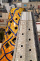 Tile chimneys atop Palau Güell. Barcelona, Spain.