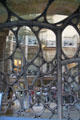 Wrought iron front door of Casa Milà. Barcelona, Spain.