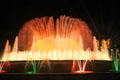 Magic Fountain light show. Barcelona, Spain