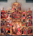 Altarpiece of Sts Michael & Peter by Bernat Despuig & Jaume Cirera at Museu Nacional d'Art de Catalunya. Barcelona, Spain.