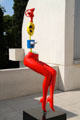 Figure with female legs sculpture by Joan Miró at Fundació Joan Miró. Barcelona, Spain.