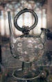 Catalan glass decanter from Barcelona at Museu d'Arqueologia de Catalunya. Barcelona, Spain.