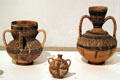 Almohade period ceramics at Ceramics Museum of Barcelona. Barcelona, Spain.