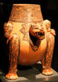 Ceramic vase with feline parts from Nicaragua at Barbier Mueller Precolumbian Art Museum. Barcelona, Spain.
