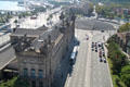 Barcelona Customs House seen from top of Columbus Monument. Barcelona, Spain.