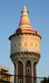 Water tower on Carrer del Gas. Barcelona, Spain.