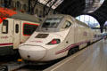 Renfe train in Estació de França. Barcelona, Spain.