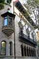 Casa Serra facade. Barcelona, Spain.