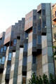 Modern infill building at Rambla de Catalunya 91-93. Barcelona, Spain.