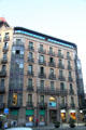 Eixample corner building. Barcelona, Spain.