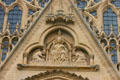 Christ & angels on Cathedral. Metz, France.