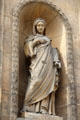 Statue of St Elisabeth of Hungary at Eglise Notre Dame de Pitie & St Elisabeth. Paris, France.