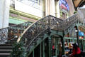 Cast iron staircase at Gare de Lyon. Paris, France.