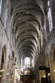 Interior of Eglise St Nicholas des Champs. Paris, France