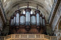Organ of St Paul-St Louis Jesuit church. Paris, France.