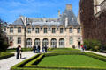 Garden of Hotel de Sully. Paris, France.