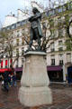 Pierre-Augustin Caron de Beaumarchais 1732-99 monument. Paris, France.
