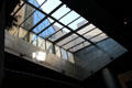 Interior view through windows at Gehry's Cinémathèque Française. Paris, France.