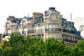 Residence overlooking Seine near Eiffel Tower. Paris, France.