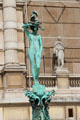 Sculptures at Square Brignole Galliera. Paris, France.