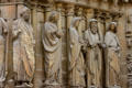 Saints beside portal of Cathedral. Reims, France.