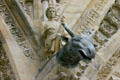 Moose-like beast & violin player on Cathedral. Reims, France.