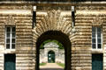 Portal of Chateau de Tanlay rustication details. Tonnerre, France