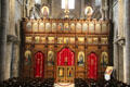 Eastern Catholic icon worship screen at St-Julien-le-Pauvre Church. Paris, France.