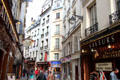 Bistros & restaurants in Latin Quarter. Paris, France.
